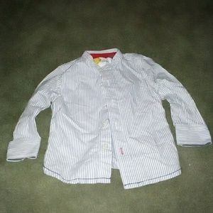 Mini boden boys toddler Stripped shirt size 2-3Y